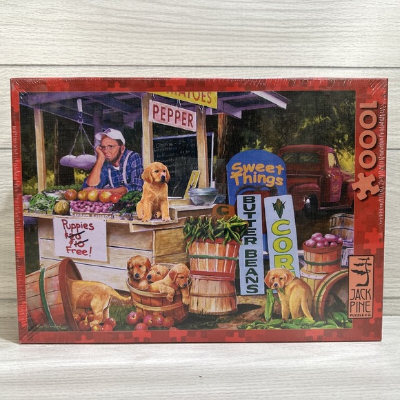 Jack Pine Puzzle Co Other - JACK PINE 1000PC Puzzle 26x19" Sweet‎ Things Factory Sealed